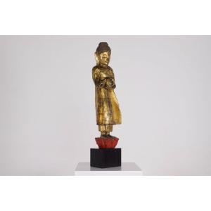 Buddha Shakyamuni With His Alms Bowl, Burma, Mandalay.