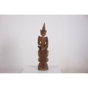 Wooden Sculpture Of A Burmese Nat