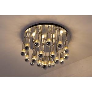 “atomic” Ceiling Light In Sciolari Style.