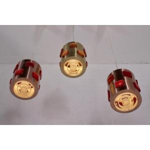 Set Of Three Swedish Pendant Lights
