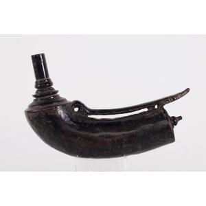 Indonesian Borneo Horn Powder Flask