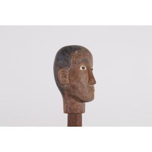 Tau-tau Ancestral Head Toraja, Celebes