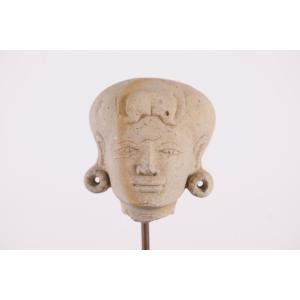 Head In Tuff Majapahit Kingdom