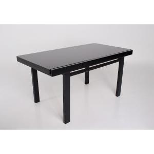 Black Brutalist Extendable Table