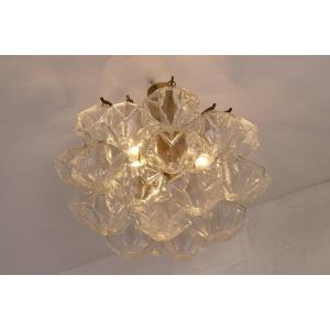 Brass "pagoda" Suspension Ceiling Light