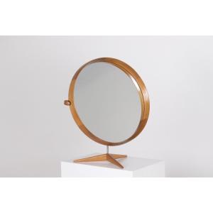 Uno & östen Kristiansson Table Mirror For Luxus Sweden