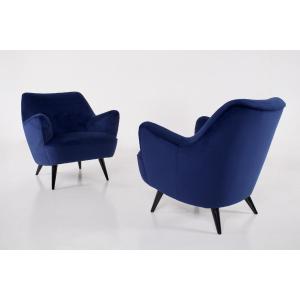 Pair Of Armchairs Eugen Schmidt "model 6050" 1956.