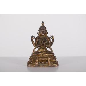 Four-armed Avalokitesvara Chaturbhuja Lokeshvara, China