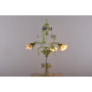 Grande Girandole Table Chandelier In Murano