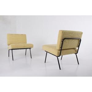 Pair Of Florence Knoll Model 31 Lounge Chairs, Kvadrat Fabric