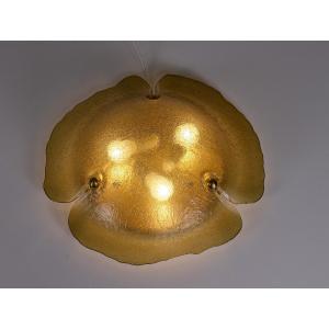 Amber Murano Glass Ceiling Light