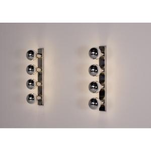 Pair Of Wall Sconces By Motoko Ishii For Staff