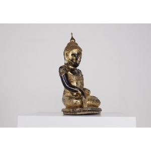 Buddha Shan In Bhumisparsha Mudra, Burma