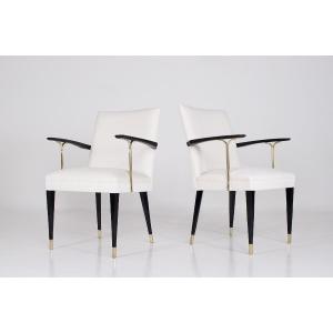 Pair Of Modernist Armchairs