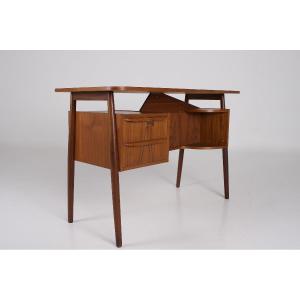 Danish Teak Desk - Gunnar Nielsen Tibergaard