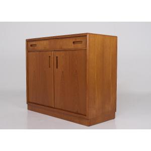 Scandinavian Teak Sideboard - 2 Doors, 1 Drawer, 1970s