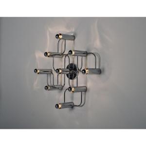 Sciolari Chrome Ceiling Lamp - Leola Edition, 1970s