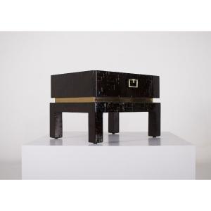 Guy Lefebvre Side Table For Maison Jansen - 1970s