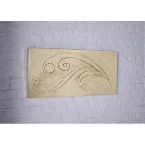 Etched Brass Wall Panel.