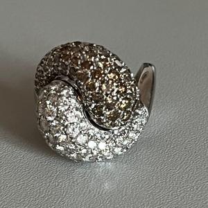 4110– You & Me Ring White Gold Diamonds
