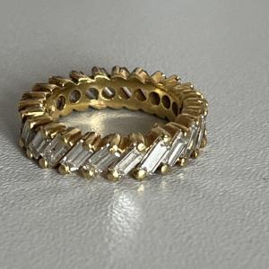 5182- American Alliance Yellow Gold Diamonds 2.90 Ct