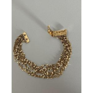6609- 13 Branch Yellow Gold Bracelet