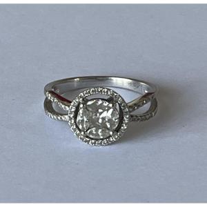 7098 - White Gold Diamond Ring