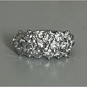 7227 - White Gold Band Ring With 2.30 Ct Diamonds