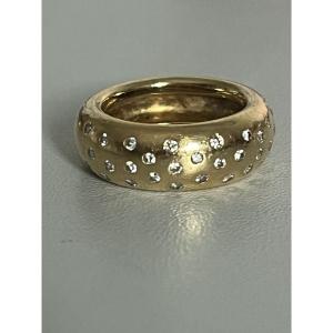 7224 - Poiray Yellow Gold Diamond Ring
