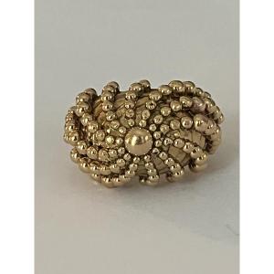 7065 - Vintage Yellow Gold Dome Ring