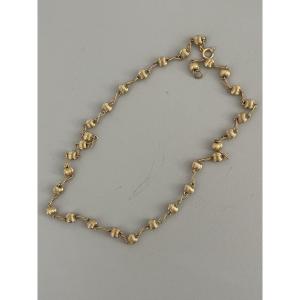 6730 - Vintage Marseilles Necklace In Yellow Gold