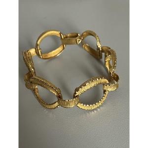 7169- Vintage Yellow Gold Bracelet 28 G