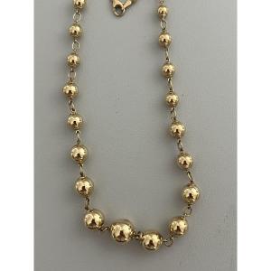 7317- Marseilles Necklace In Yellow Gold 15g