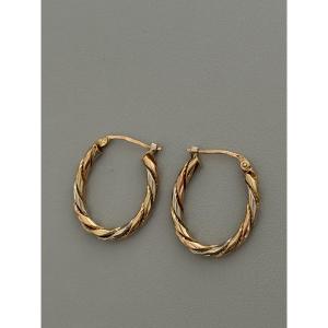 7403 - Vintage 3 Ors Twisted Earrings