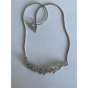6241 - White Gold 2.00 Ct Diamonds Necklace