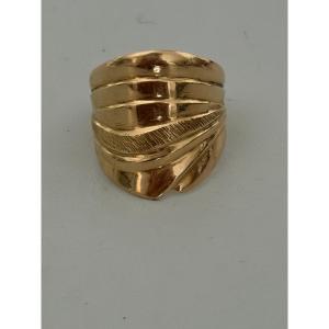 7420 - Large Yellow Gold Ring