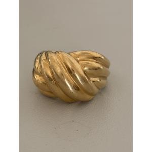 7502 - Vintage Knot Ring Yellow Gold
