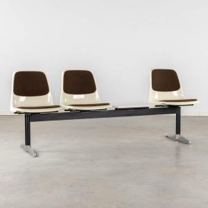 Drabert Stahlmöble Beam Seats