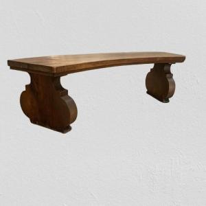 Antique Oak Bench 