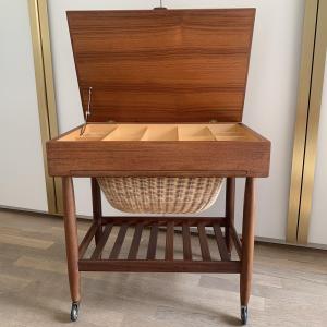 Danish Design Sewing Trolley From Vitré