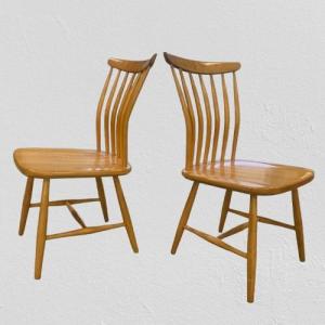 Spindle Back Chairs By Bengt åkerblom & Gunnar Eklöf For åkerblom