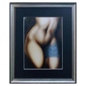 Oil On Paper By Modeste Roldan