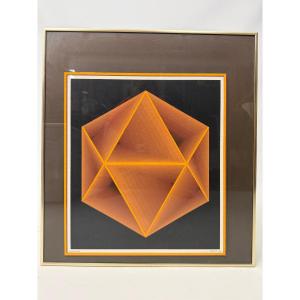 Op Art “hexagon” By Enrico