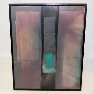 “turquoise”, Oil On Panel By Christine Ravaux