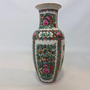 Porcelain Vase With Gilded Rim