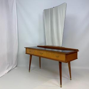 Mid-century Dressing Table With Mirror