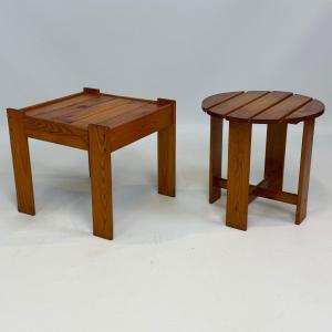 Set Of Mid-century Modern Side Tables By Karin Mobring For Ikea 