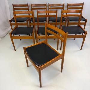 Modernist Dining Chairs By Jos De Mey & Rik Gerard For Van Den Berghe-pauvers 