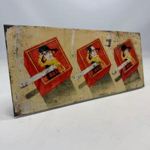 Lithographed Advertising Panel For Belga Cigarettes