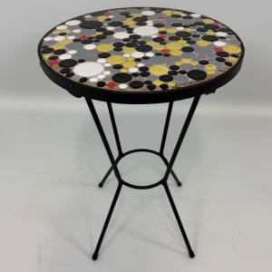Side Table With Mosaic Top